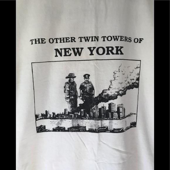 Vintage Tops - Vintage RARE Authentic 9/11 Firefighter/Police Tee
